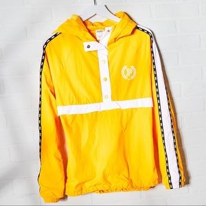 Yellow Victoria’s Secret wind breaker